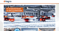 Desktop Screenshot of itegra.no
